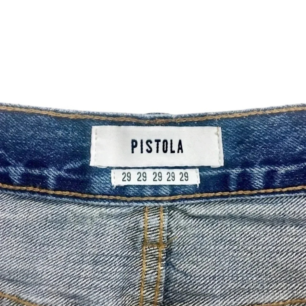 Pistola Distressed Denim Skirt - Picture 2 of 4